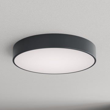 Brilagi - Plafonieră pentru baie cu senzor de mișcare și senzor crepuscular CLARE 4xE27/24W/230V Ø 50 cm antracit IP54
