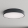 Brilagi - Plafonieră pentru baie cu senzor de mișcare și senzor crepuscular CLARE 4xE27/24W/230V Ø 50 cm antracit IP54