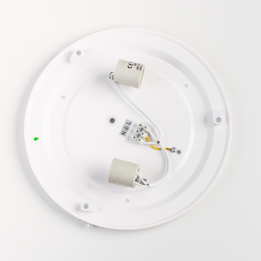Brilagi - Plafonieră pentru baie POOL, 2x E27/15W/230V, Ø 30 cm, IP54, bej