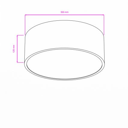 Brilagi - Plafonieră pentru baie POOL, 2x E27/15W/230V, Ø 30 cm, IP54, bej