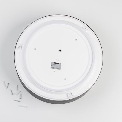 Brilagi - Plafonieră pentru baie POOL 3xE27/15W/230V Ø 40 cm IP54 neagră
