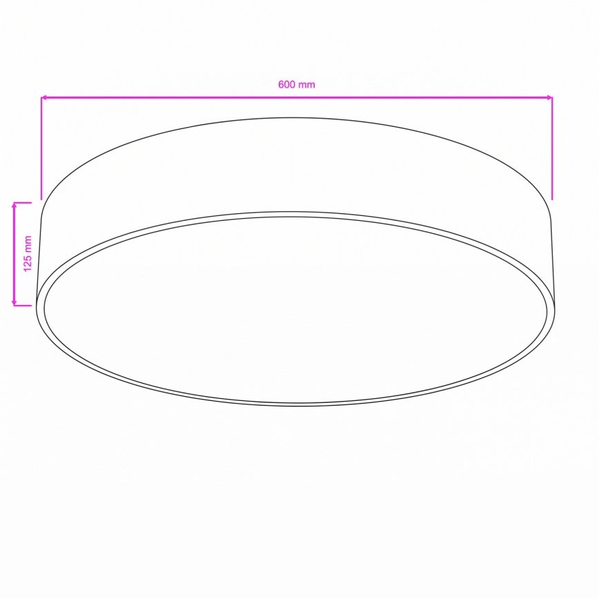 Brilagi - Plafonieră pentru baie POOL, 5xE27/15W/230V, Ø 60 cm, IP54, bej