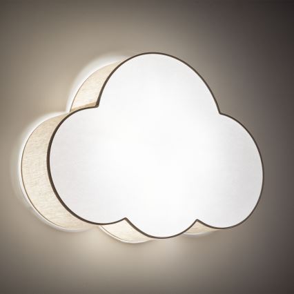 Brilagi - Plafonieră pentru copii NIMBUS 4xE27/15W/230V 46x63 cm bej