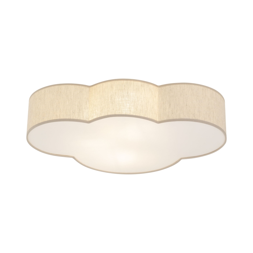 Brilagi - Plafonieră pentru copii NIMBUS 4xE27/15W/230V 46x63 cm bej