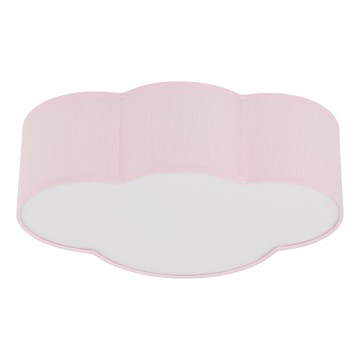 Brilagi - Plafonieră pentru copii NIMBUS MINI 2xE27/15W/230V 31x43 cm roz