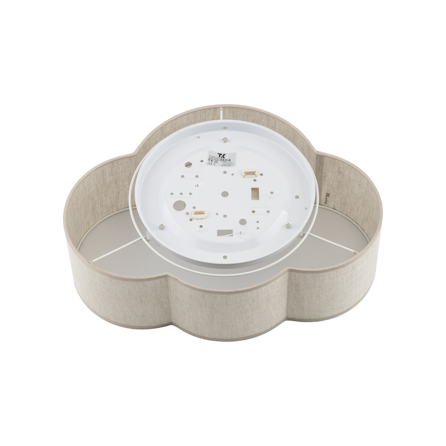 Brilagi - Plafonieră pentru copii NIMBUS MINI LINEN 2xE27/15W/230V 31x43 cm bej