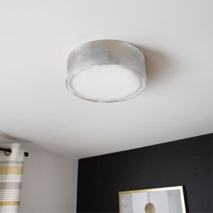 Brilagi - Plafonieră PINO 1xE27/15W/230V pin/argintiu Ø 27,5 cm