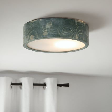 Brilagi - Plafonieră PINO 1xE27/15W/230V pin/verde Ø 27,5 cm