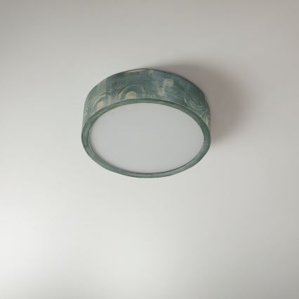 Brilagi - Plafonieră PINO 1xE27/15W/230V pin/verde Ø 27,5 cm