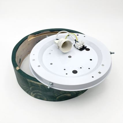 Brilagi - Plafonieră PINO 1xE27/15W/230V pin/verde Ø 27,5 cm