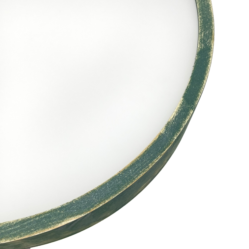 Brilagi - Plafonieră PINO, 2x E27/15W/230V, lemn de pin/verde, Ø 37,5 cm