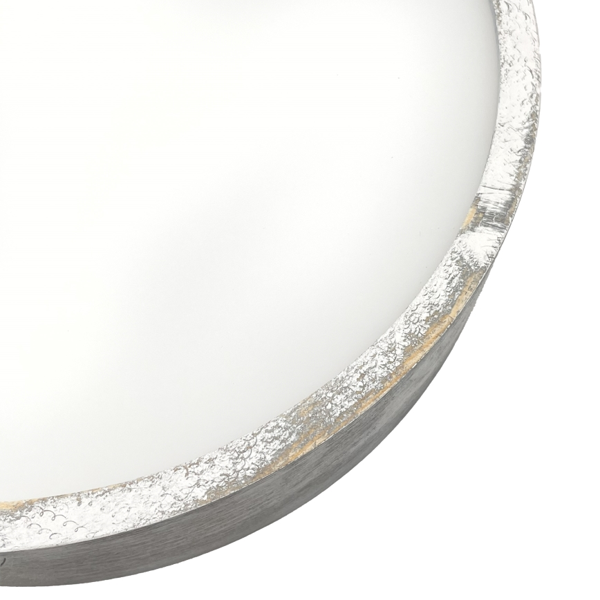 Brilagi - Plafonieră PINO, 2xE27/15W/230V, pin/argintiu, Ø 37,5 cm