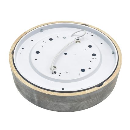 Brilagi - Plafonieră PINO, 2xE27/15W/230V, pin/argintiu, Ø 37,5 cm