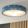 Brilagi - Plafonieră PINO 3xE27/15W/230V pin/albastru Ø 47,5 cm