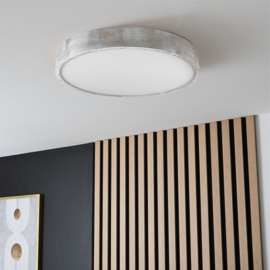 Brilagi - Plafonieră PINO 3xE27/15W/230V pin/argintiu Ø 47,5 cm