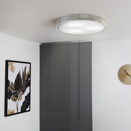 Brilagi - Plafonieră PINO 3xE27/15W/230V pin/argintiu Ø 47,5 cm