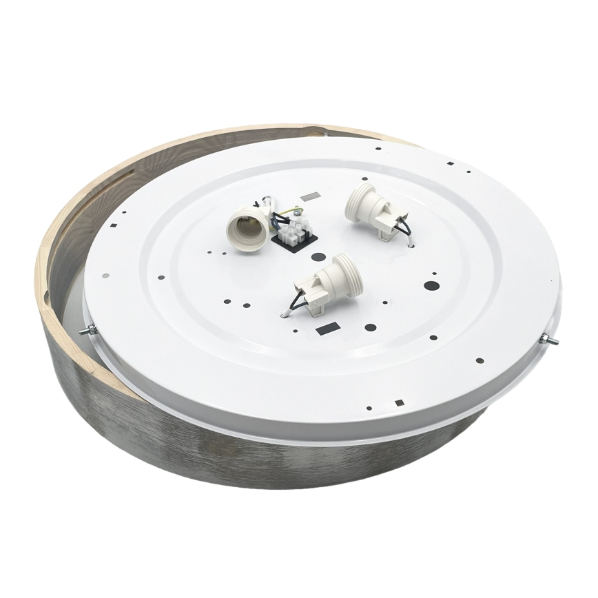 Brilagi - Plafonieră PINO 3xE27/15W/230V pin/argintiu Ø 47,5 cm