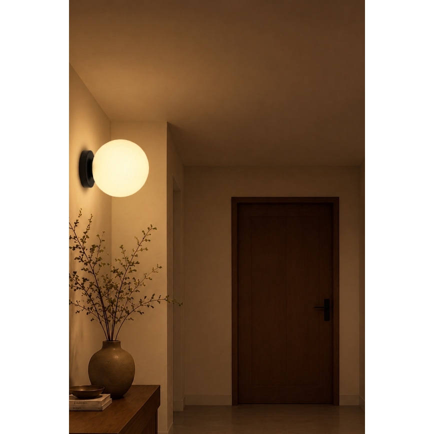 BRILAGI - Plafonieră POLOS 1xE27/40W/230V Ø 30 cm neagră