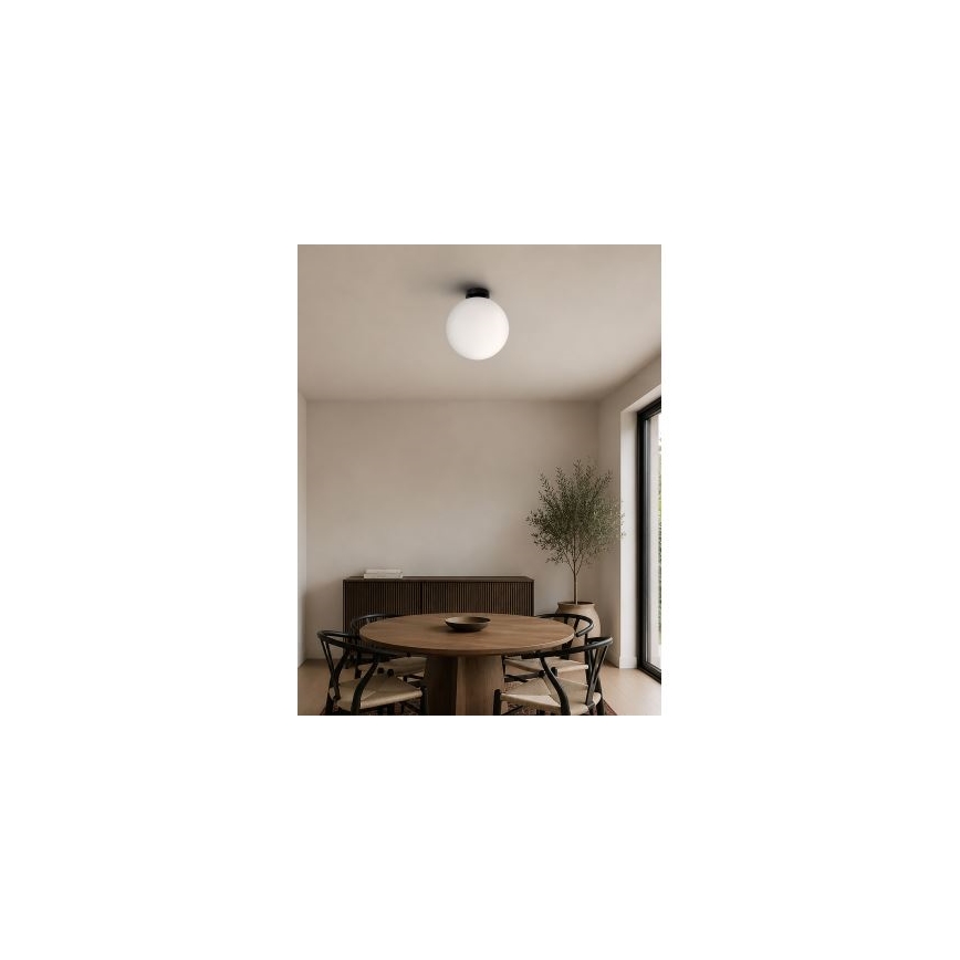 BRILAGI - Plafonieră POLOS 1xE27/40W/230V Ø 30 cm neagră