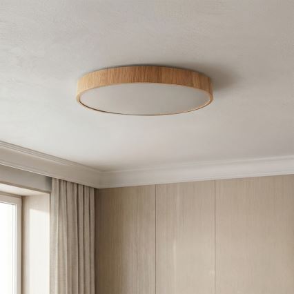 Brilagi - Plafonieră LED POOL 48W/230V 3000/4000/6000K Ø 40 cm, decor lemn