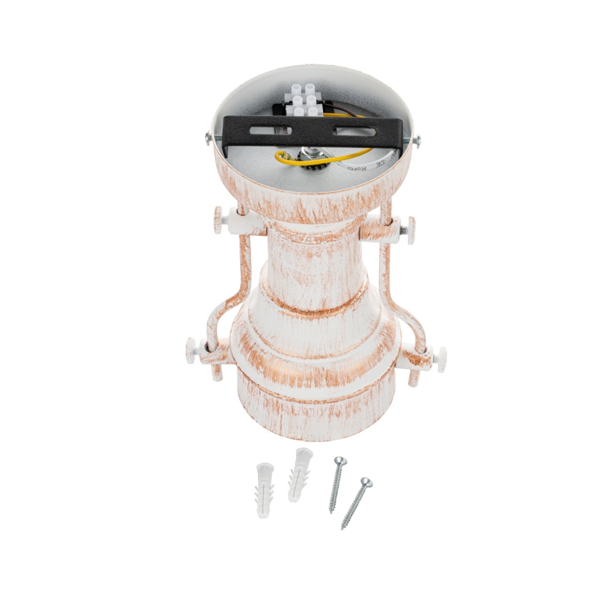Brilagi - Plafonieră PYRONIC, 1 x E27 (40 W), 230 V, Ø 32 cm, crem cu patină