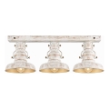 Brilagi - Plafonieră PYRONIC 3xE27/40W/230V crem/patină