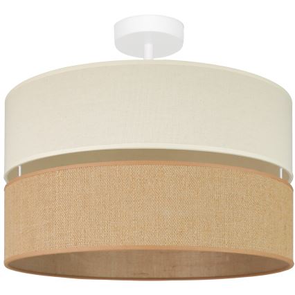 Brilagi - Plafonieră aplicată ROYAL YUTE 1xE27/15W/230V diam. 40 cm bej/crem