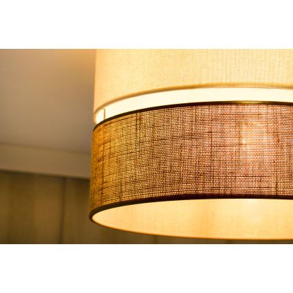 Brilagi - Plafonieră ROYAL YUTE 1xE27/15W/230V diametru 40 cm bej/crem