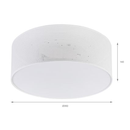 Brilagi - Plafonieră SIRIJA MODERN 2xE27/60W/230V Ø 35 cm albă