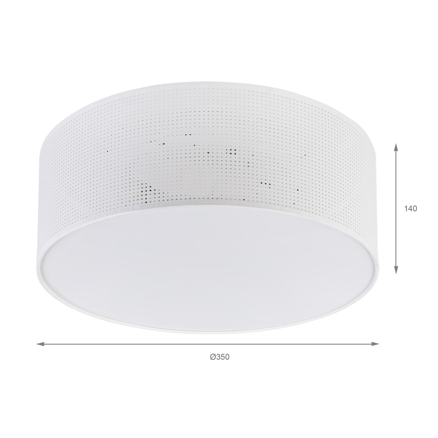 Brilagi - Plafonieră SIRIJA MODERN 2xE27/60W/230V Ø 35 cm albă