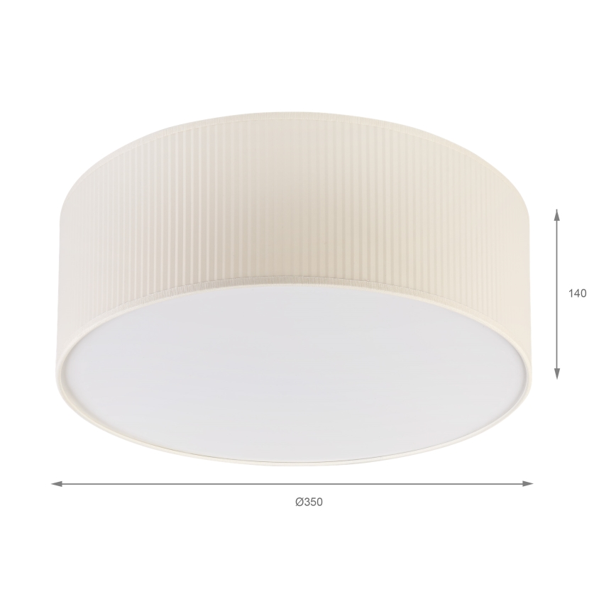Brilagi - Plafonieră SIRIJA MODERN 2xE27/60W/230V Ø 35 cm crem