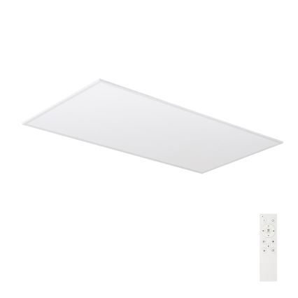 Brilagi - Plafonieră LED dimabilă SLIMFRAME, 80 W, 230 V, 120 x 60 cm, 3000–6000 K, albă + telecomandă