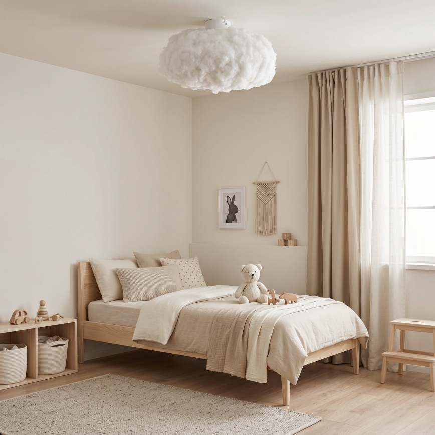 Brilagi - Plafonieră SOLEAIR 1x E27/40W/230V Ø 45 cm albă