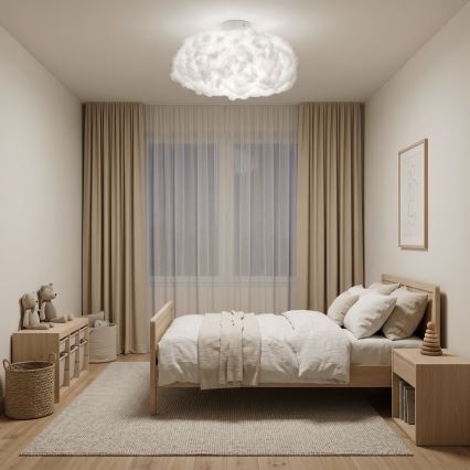 Brilagi - Plafonieră SOLEAIR 1x E27/40W/230V Ø 45 cm albă