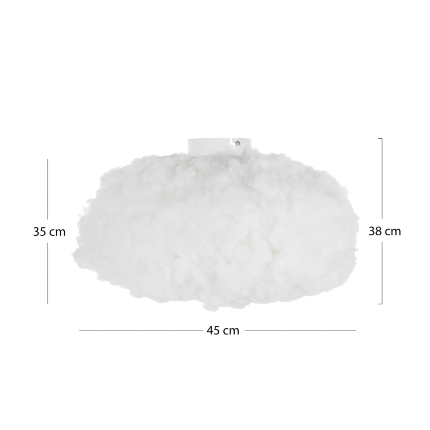 Brilagi - Plafonieră SOLEAIR 1x E27/40W/230V Ø 45 cm albă