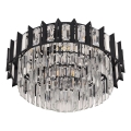 Brilagi - Plafonieră SPECTRA 5xE14/40W/230V diam. 48 cm neagră