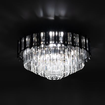 BRILAGI - Plafonieră SPECTRA 5xE14/40W/230V diam. 48 cm neagră