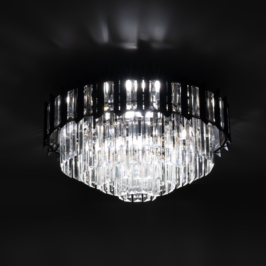 BRILAGI - Plafonieră SPECTRA 5xE14/40W/230V diam. 48 cm neagră