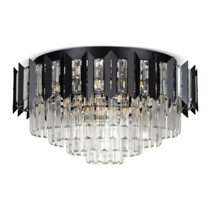 BRILAGI - Plafonieră SPECTRA 5xE14/40W/230V diam. 48 cm neagră