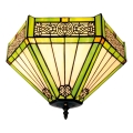 BRILAGI - plafonieră Tiffany cu vitralii EMERALD 2xE27/60W/230V Ø 40 cm