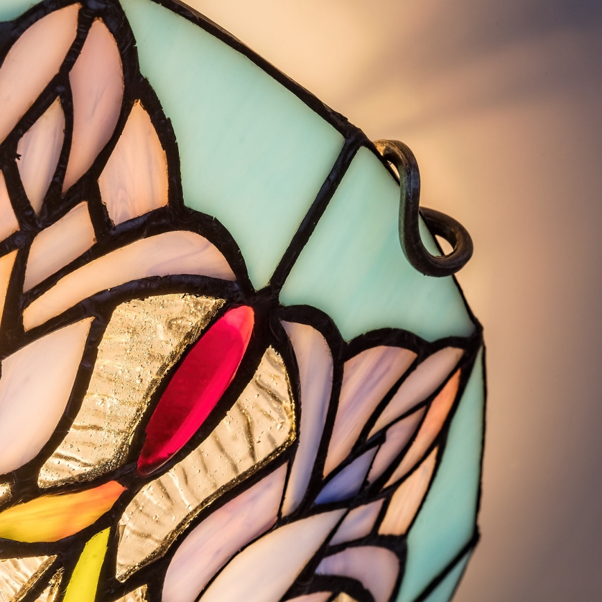 Brilagi - Plafonieră Tiffany cu vitralii LORAS 2xE27/60W/230V