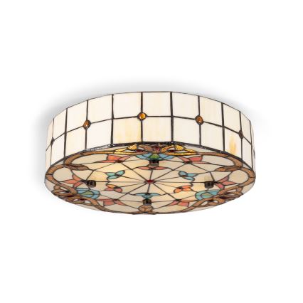 BRILAGI - Plafonieră Tiffany cu vitralii MIRABELLA 2xE27/60W/230V Ø 40 cm