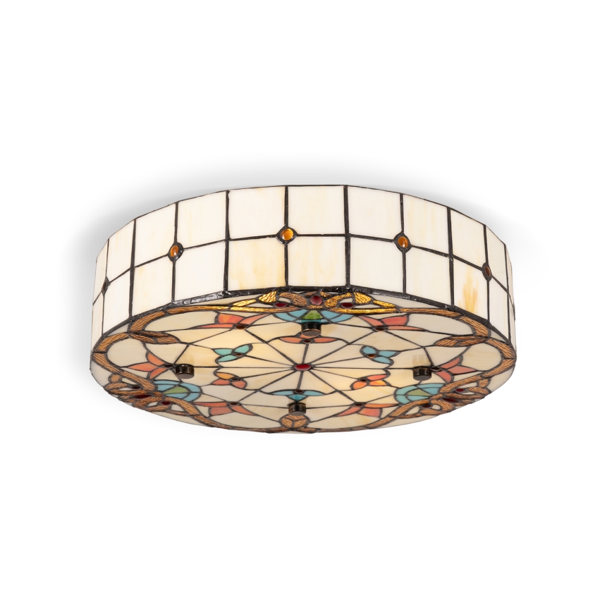 BRILAGI - Plafonieră Tiffany cu vitralii MIRABELLA 2xE27/60W/230V Ø 40 cm
