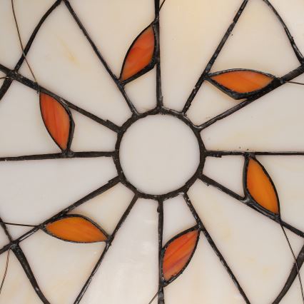 Brilagi - Plafonieră Tiffany din vitralii FOLIA 2xE27/60W/230V Ø 40 cm