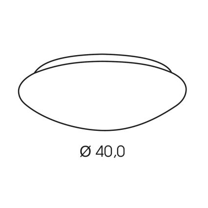 Brilagi - Plafonieră Tiffany din vitralii, ivoriu, 3xE27/60W/230V, Ø 40 cm