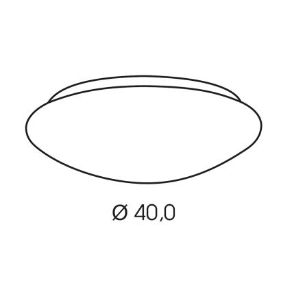 Brilagi - Plafonieră Tiffany din vitralii MIRABELLA, 2xE27/60W/230V, diam. 40 cm