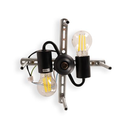 Brilagi - Plafonieră Tiffany SIENNA din vitralii, 3xE27/60W/230V, Ø 40 cm