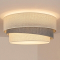 Brilagi - Plafonieră TRIO, 1xE27/60W/230V, Ø 40 cm, crem/gri