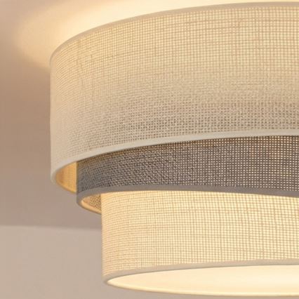 Brilagi - Plafonieră TRIO, 1xE27/60W/230V, Ø 40 cm, crem/gri