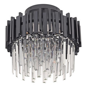 Brilagi - Plafonieră VERVE 4xE14/40W/230V Ø 40 cm neagră